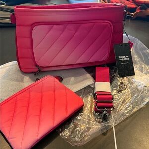 THINK ROYLN Pink Crossbody Bag
